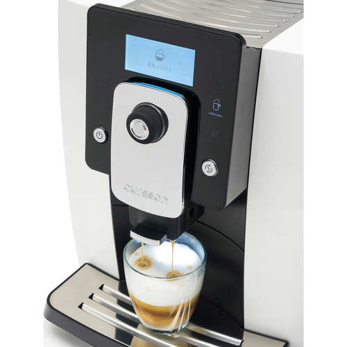 Espressor automat de cafea, 19 bar, sistem profesional de spumare lapte OURSSON AM6244/WH